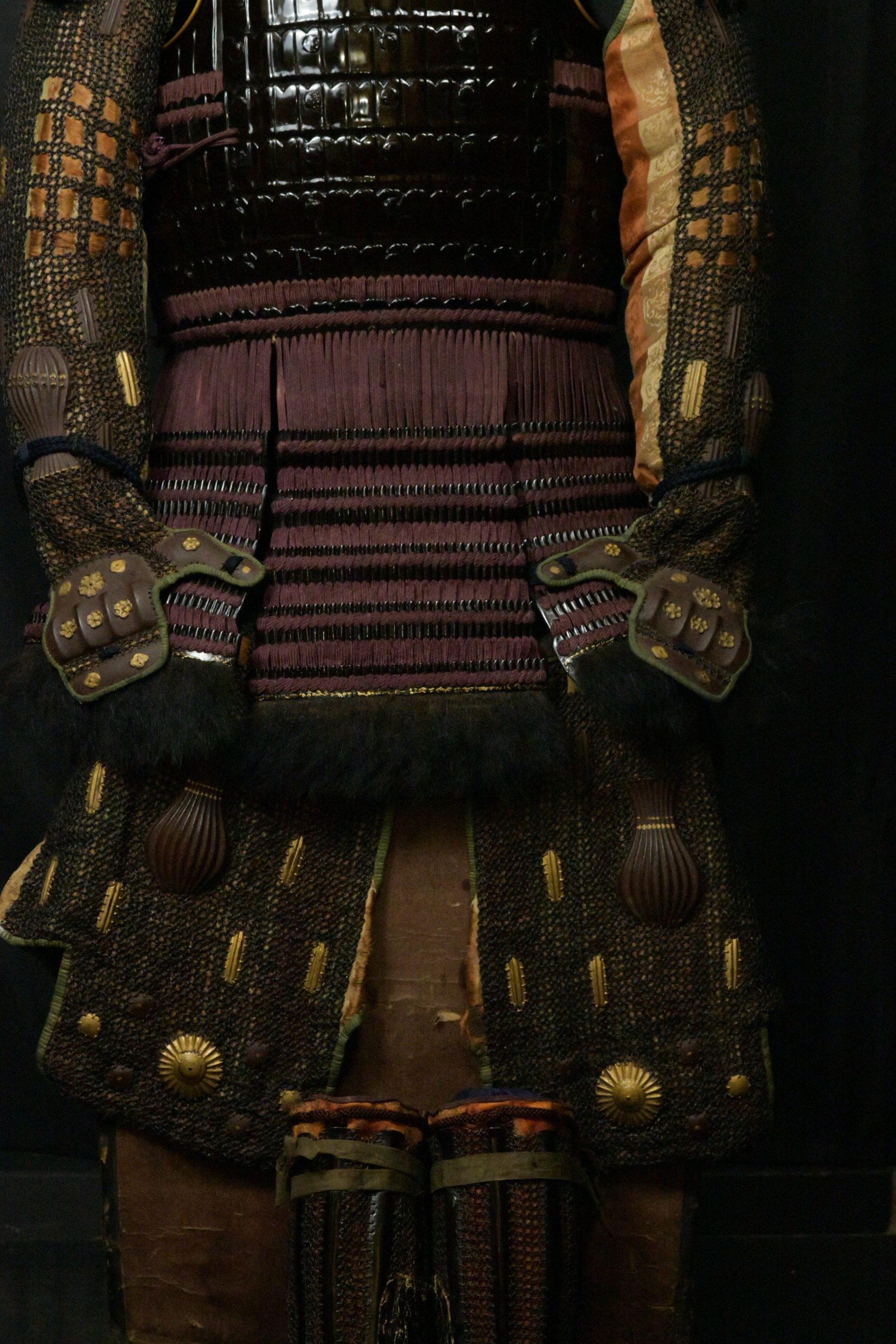 Red menpo gusoku