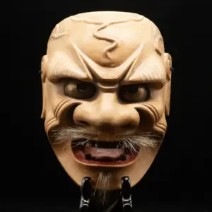 Noh mask Beshimi Akujo