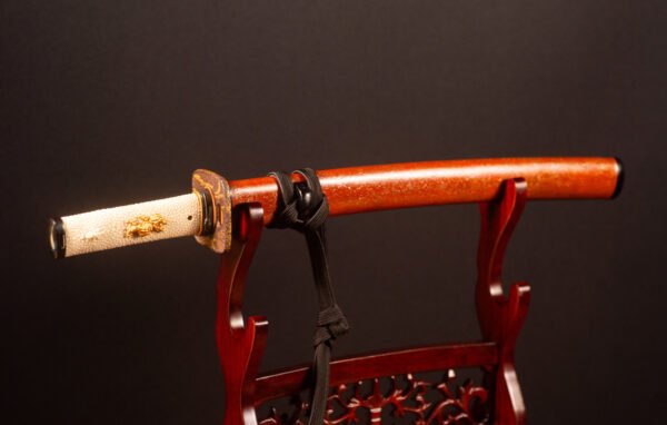 Edo Period Ko-Wakizashi with Gold-Flecked Koshirae