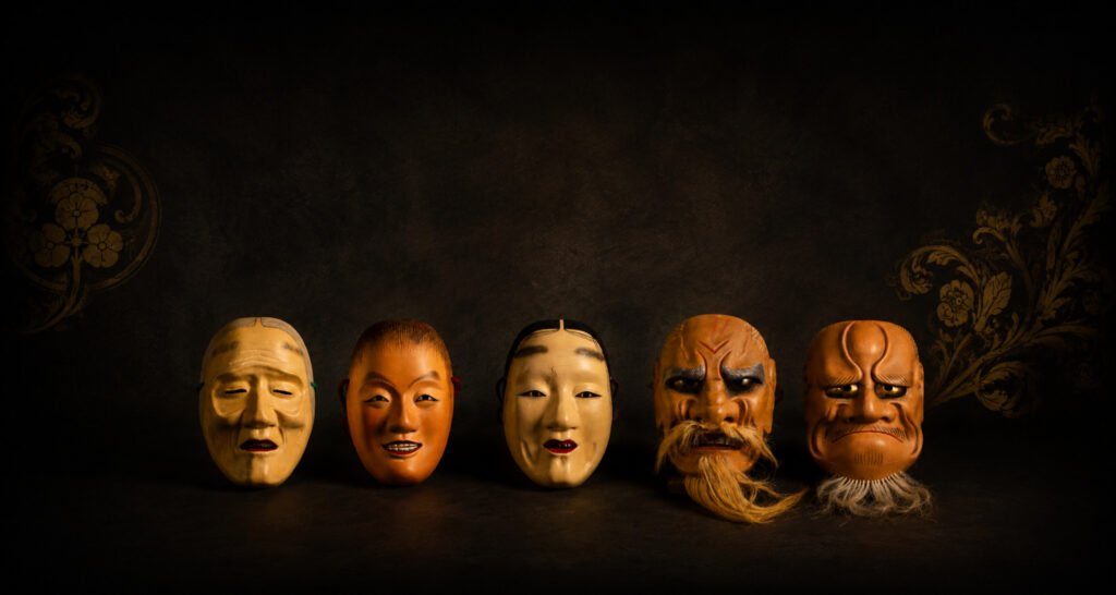 noh mask banner