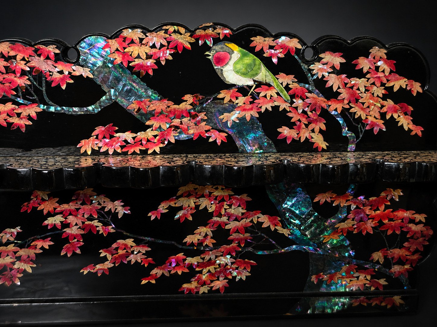 19th Century Japanese Katana-kake with Raden Inlay