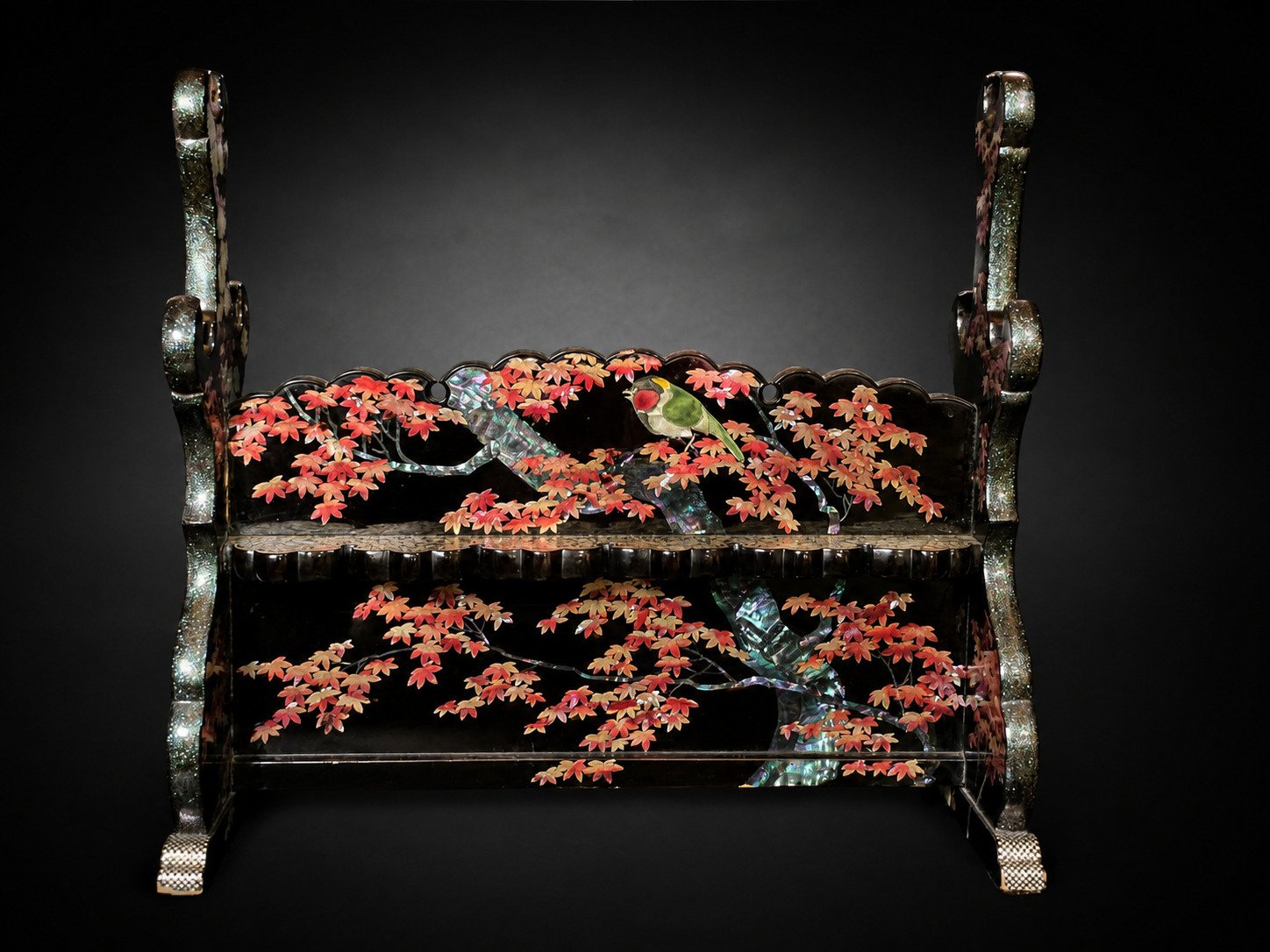 19th Century Japanese Katana-kake with Raden Inlay