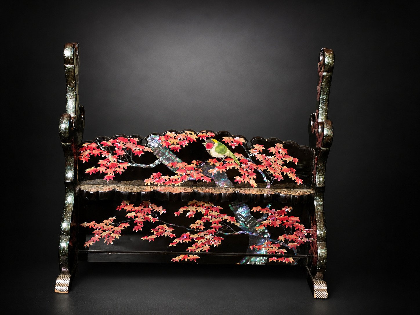 19th Century Japanese Katana-kake with Raden Inlay