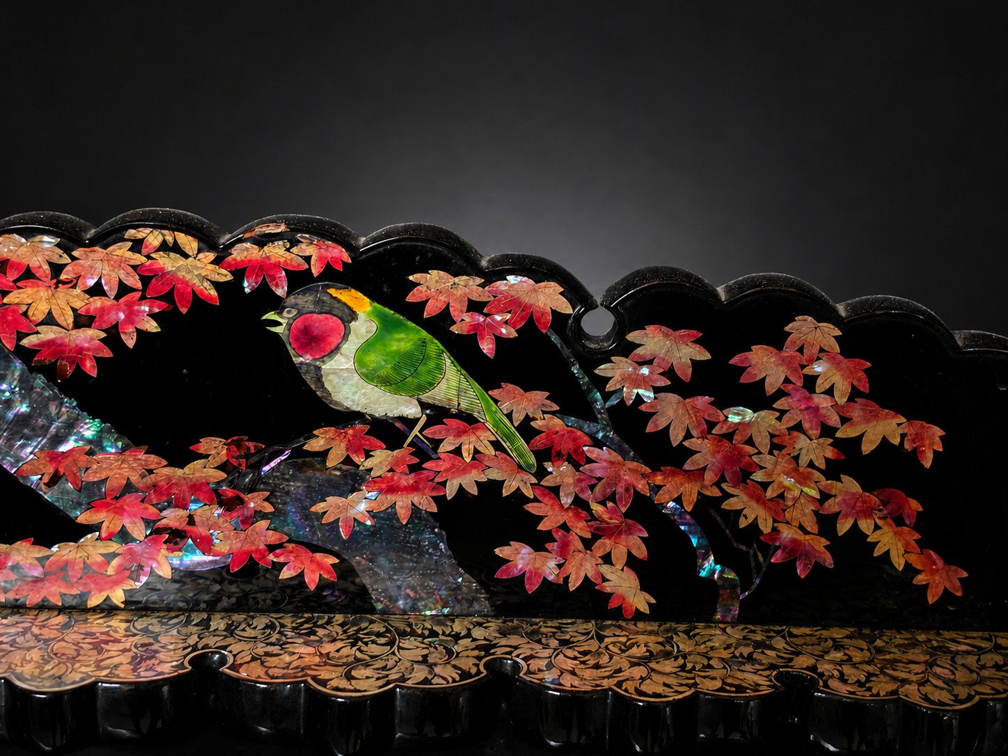19th Century Japanese Katana-kake with Raden Inlay