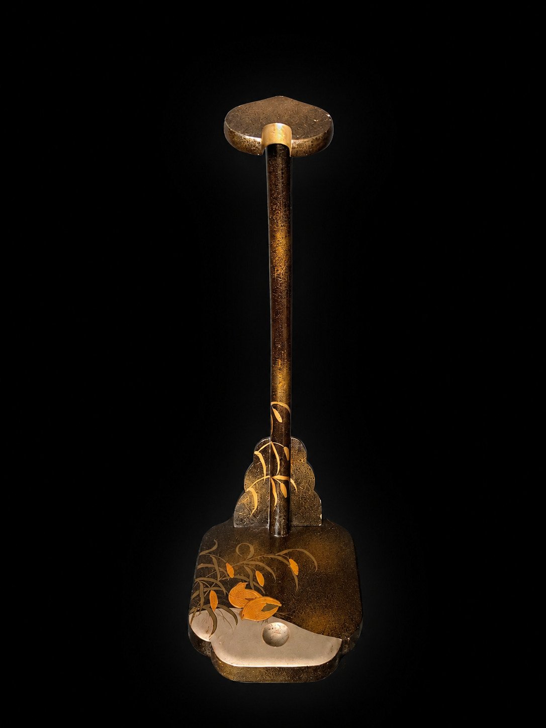 19th Century Katana-kake with Nashiji & Takamaki-e Quail