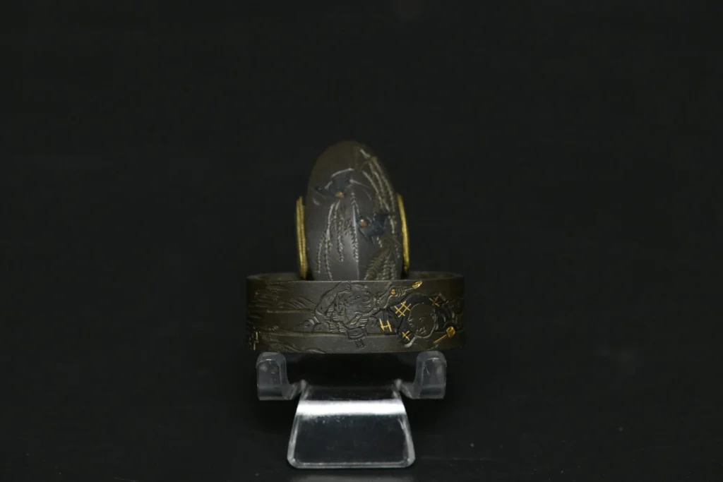 Fuchi kashira shakudo