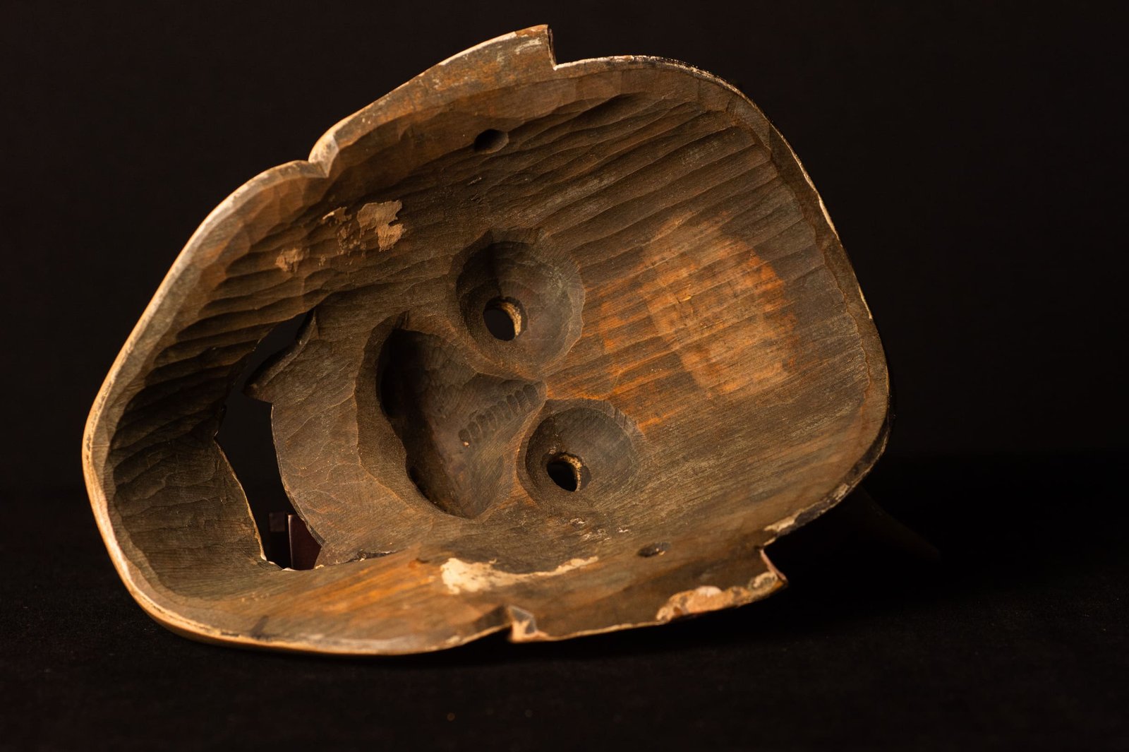 Hannya Noh Mask — Carved Hinoki, Shōwa Period