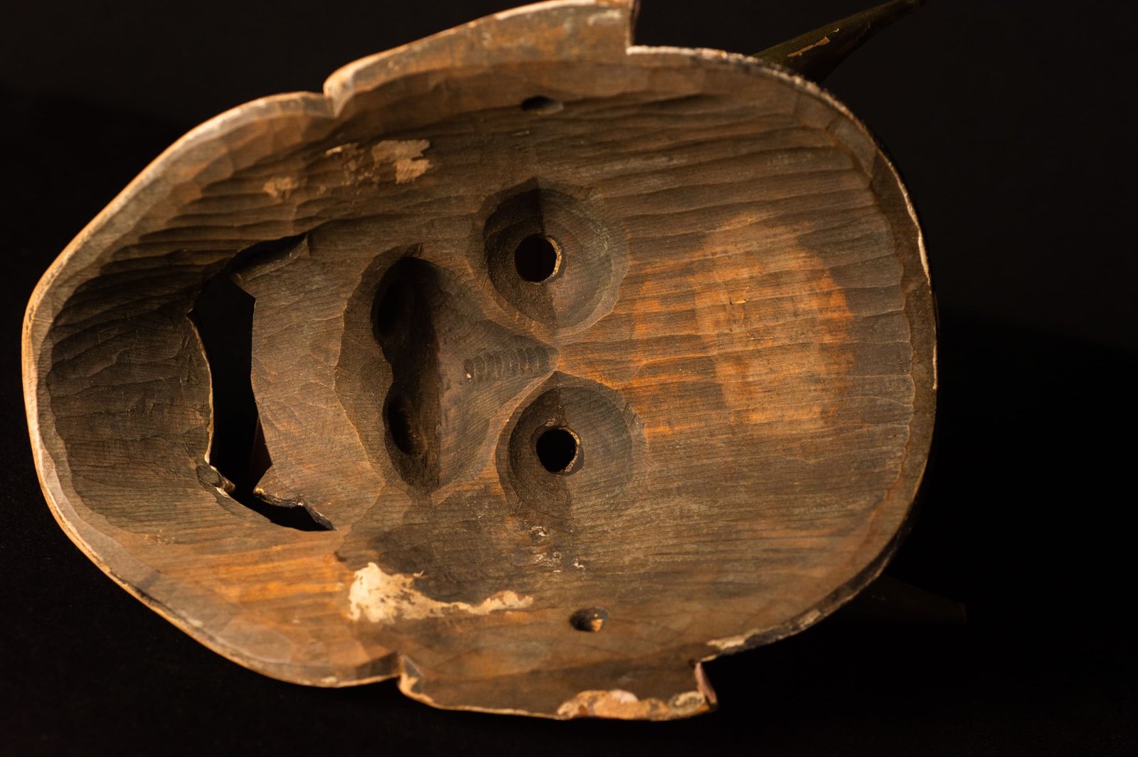 Hannya Noh Mask — Carved Hinoki, Shōwa Period