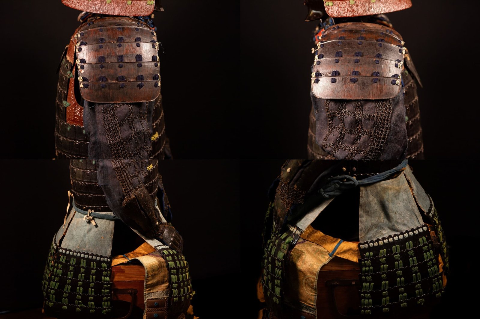 Japanese Samurai Armor Tōsei Gusoku with Torii Maedate