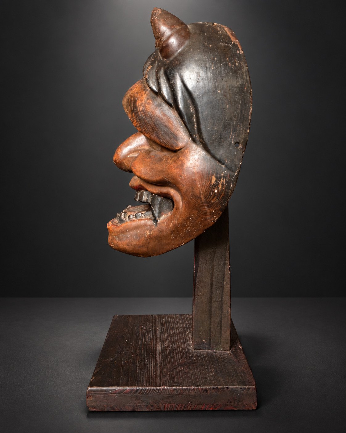 Late Edo Oni Mask – 19th Century Japanese Demon Mask