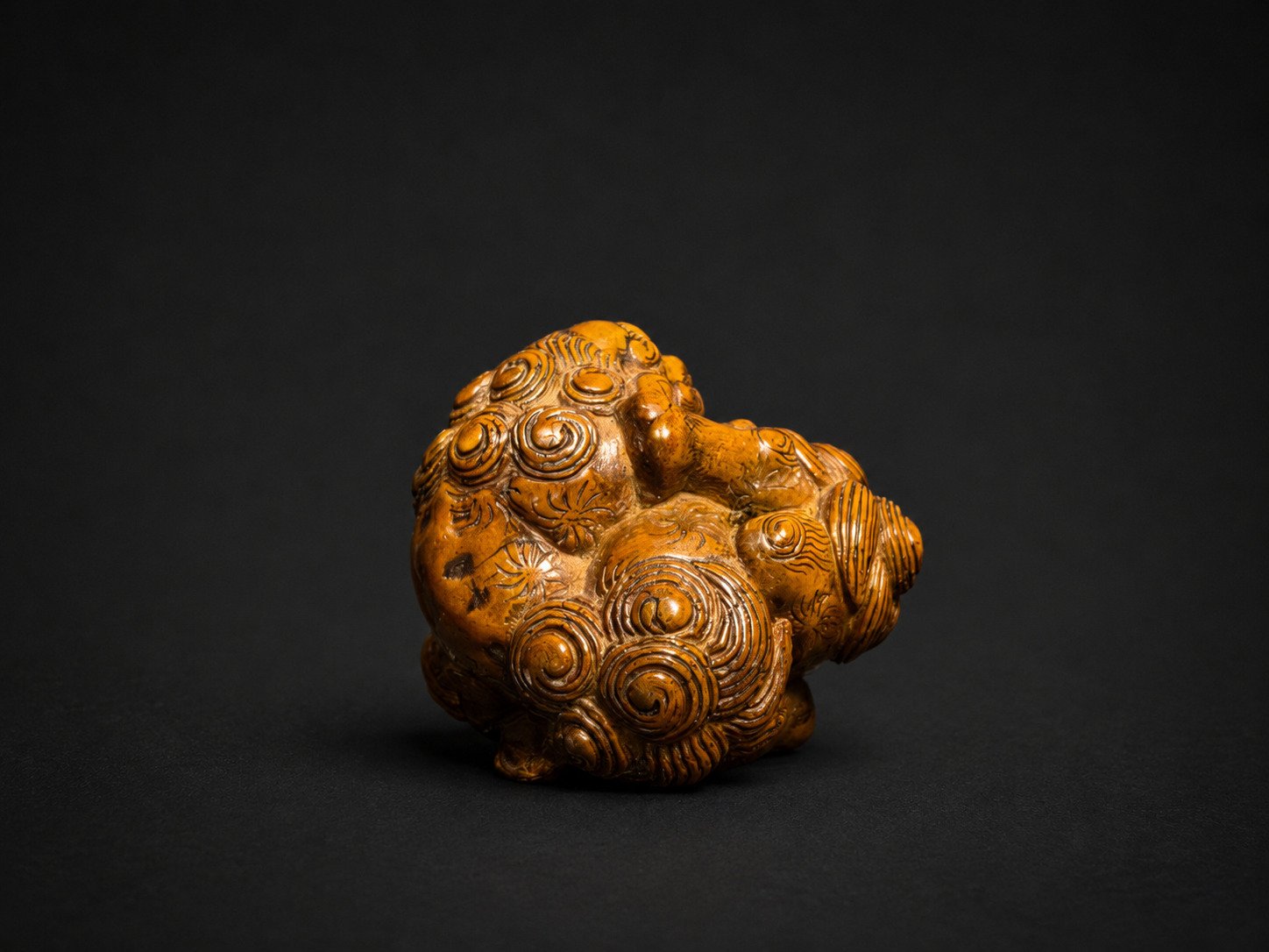 Meiji Boxwood Netsuke