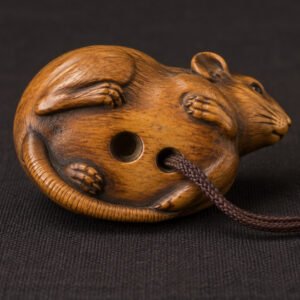 Himotoshi des netsuke : les trous de cordon expliqués