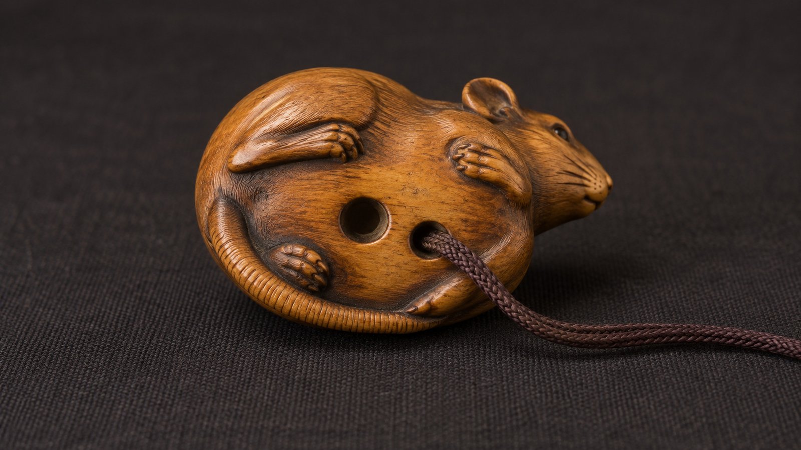 Netsuke Himotoshi Cord Holes Explained