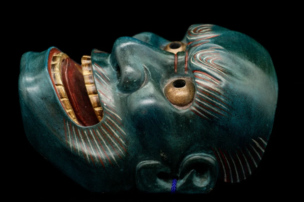 Noh mask ikazuchi