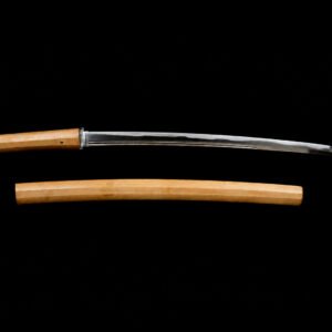 Wakizashi signé Bitchū Mizuta Kunishige – Gunome-Midare d’influence Sōshū