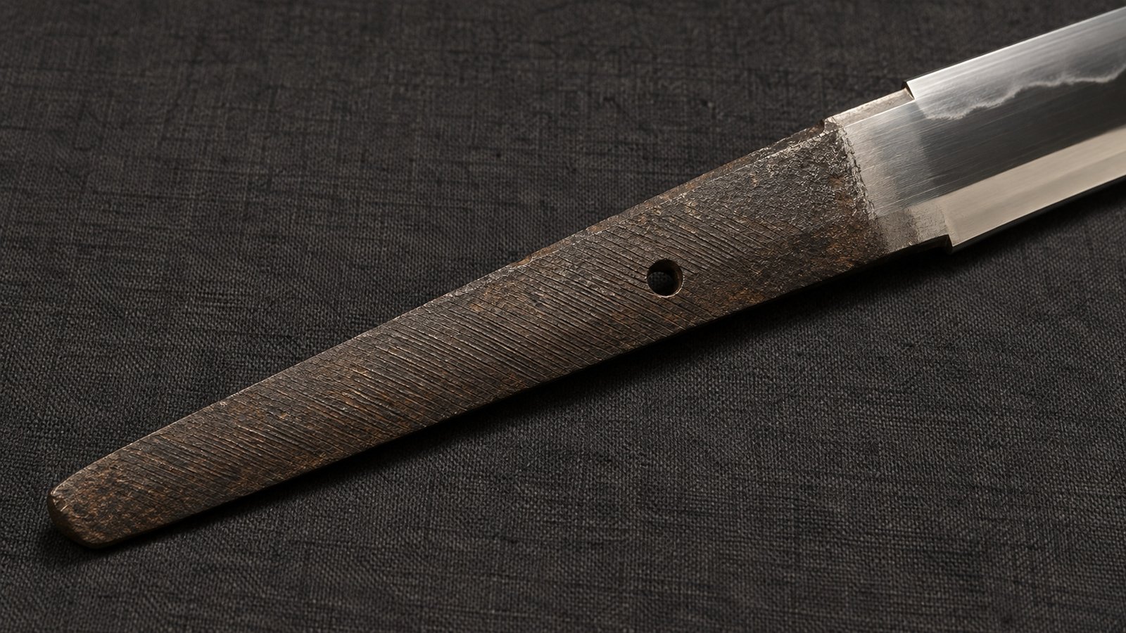 Yasurime Japanese Sword Tang File Marks