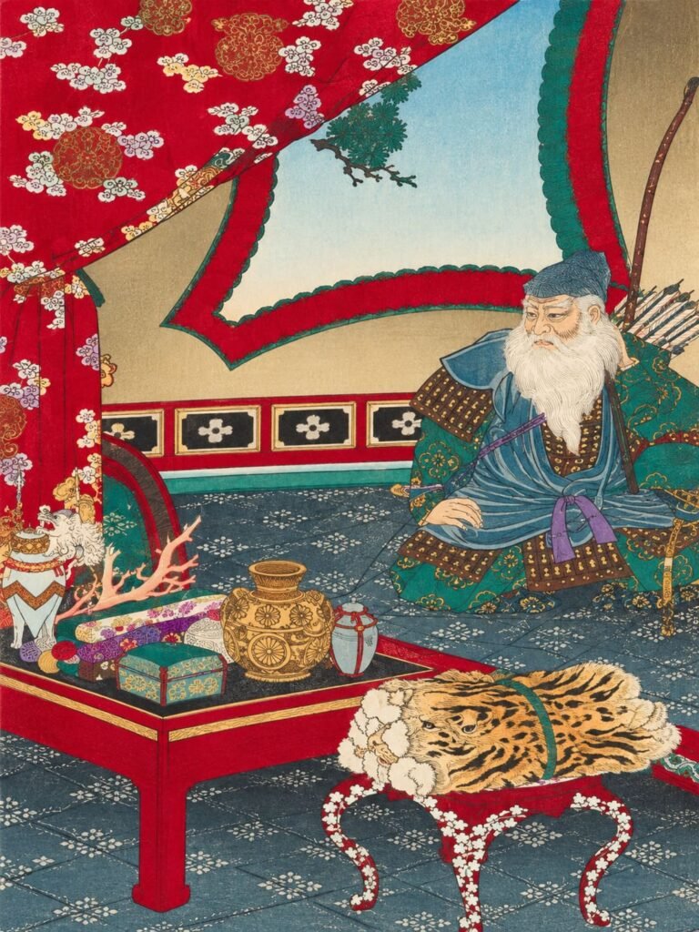 antique Japanese Ukiyo-e