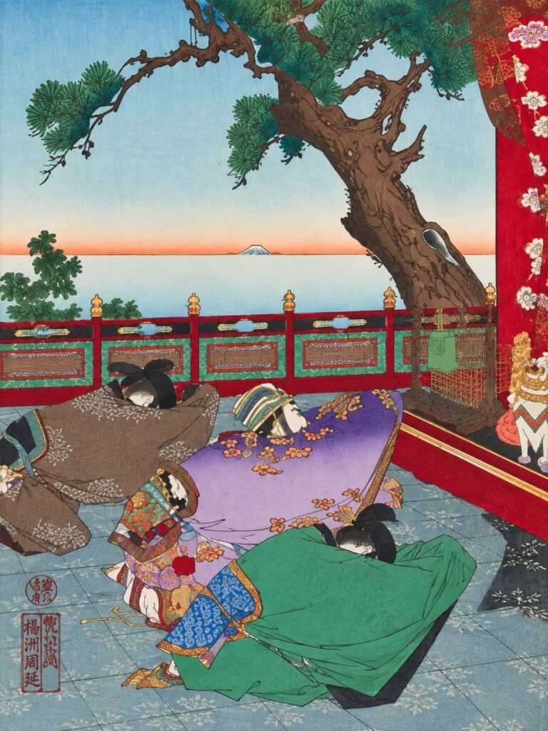 antique Japanese Ukiyo-e