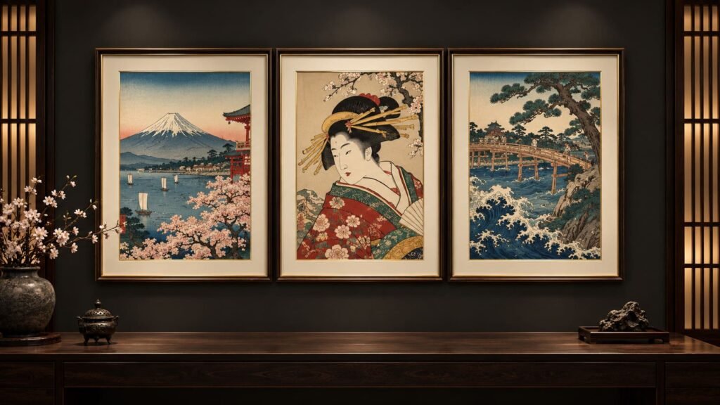 antique Japanese Ukiyo-e