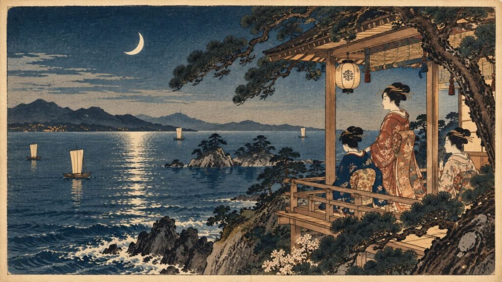 antique Japanese Ukiyo-e