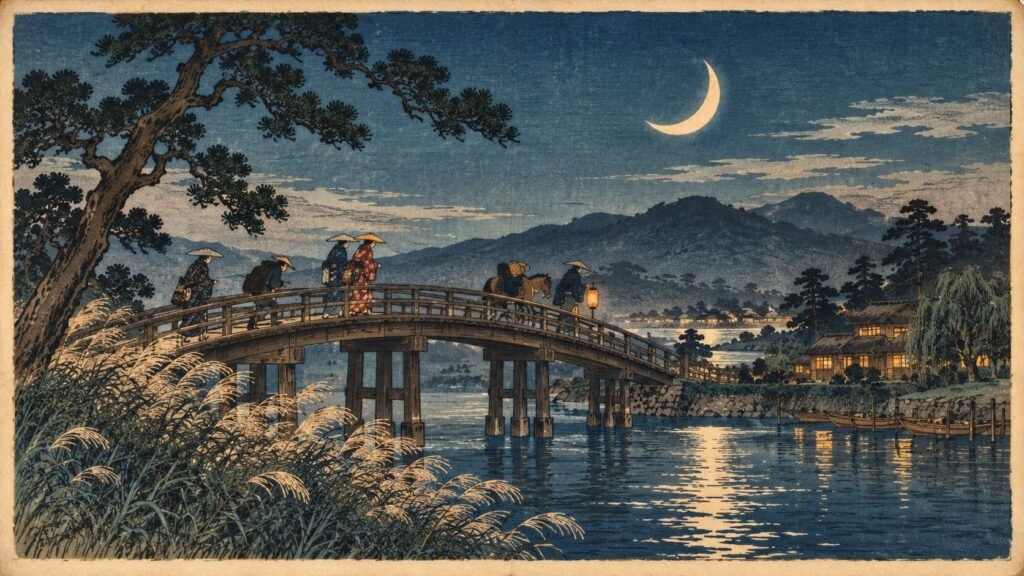 antique Japanese Ukiyo-e