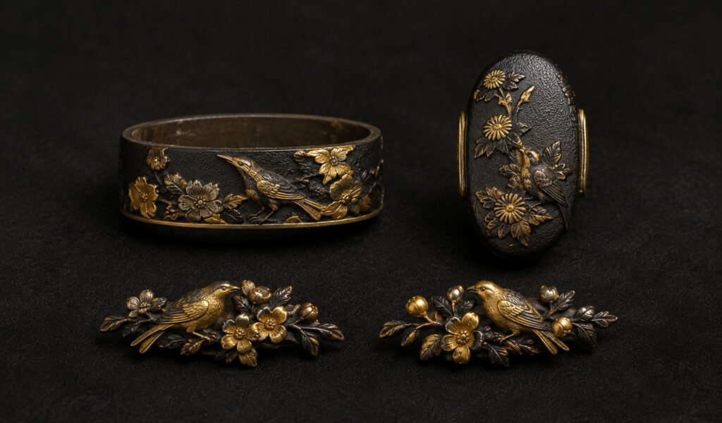 fuchi kashira menuki