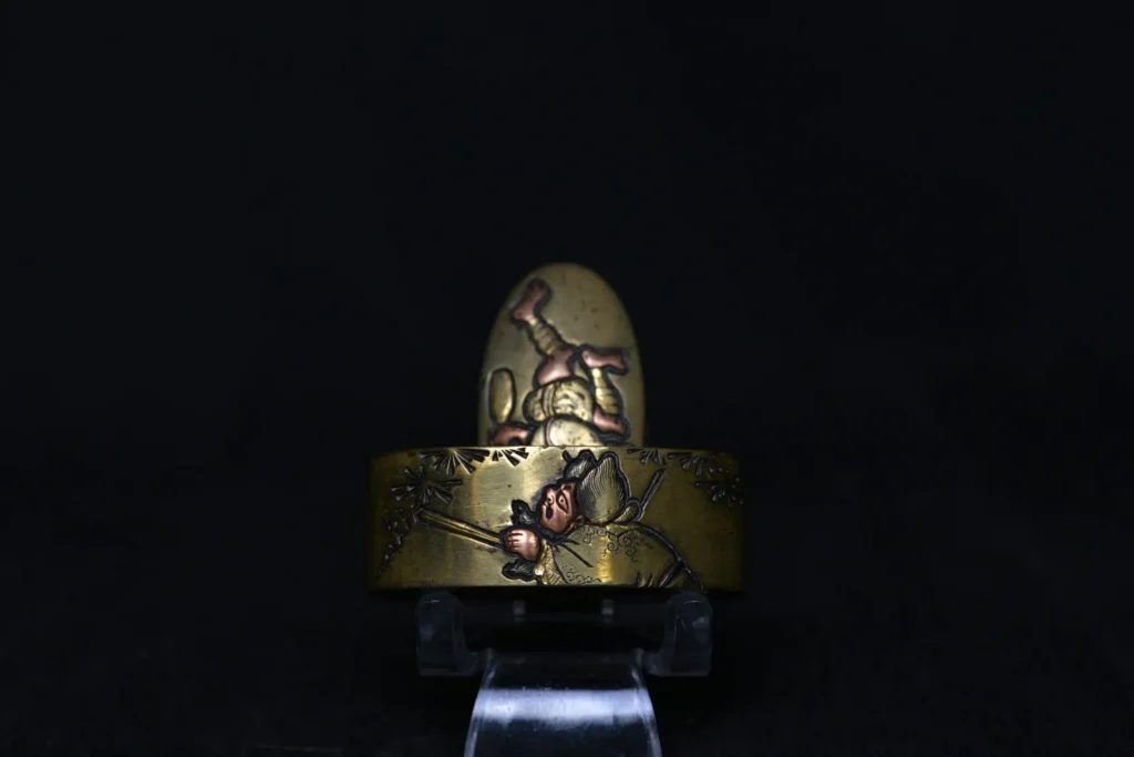 Fuchi kashira shakudo