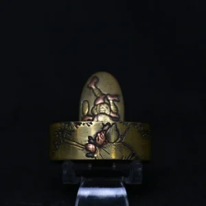 Fuchi-Kashira en Shakudo