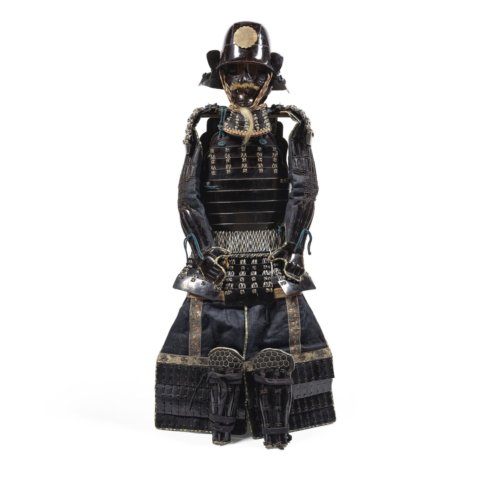 ARMURE LAQUÉE NOIRE COMPOSITE À CASQUE ZUNARI