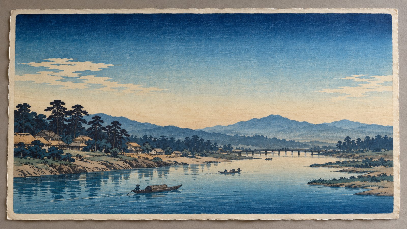 Bokashi in Ukiyo-e