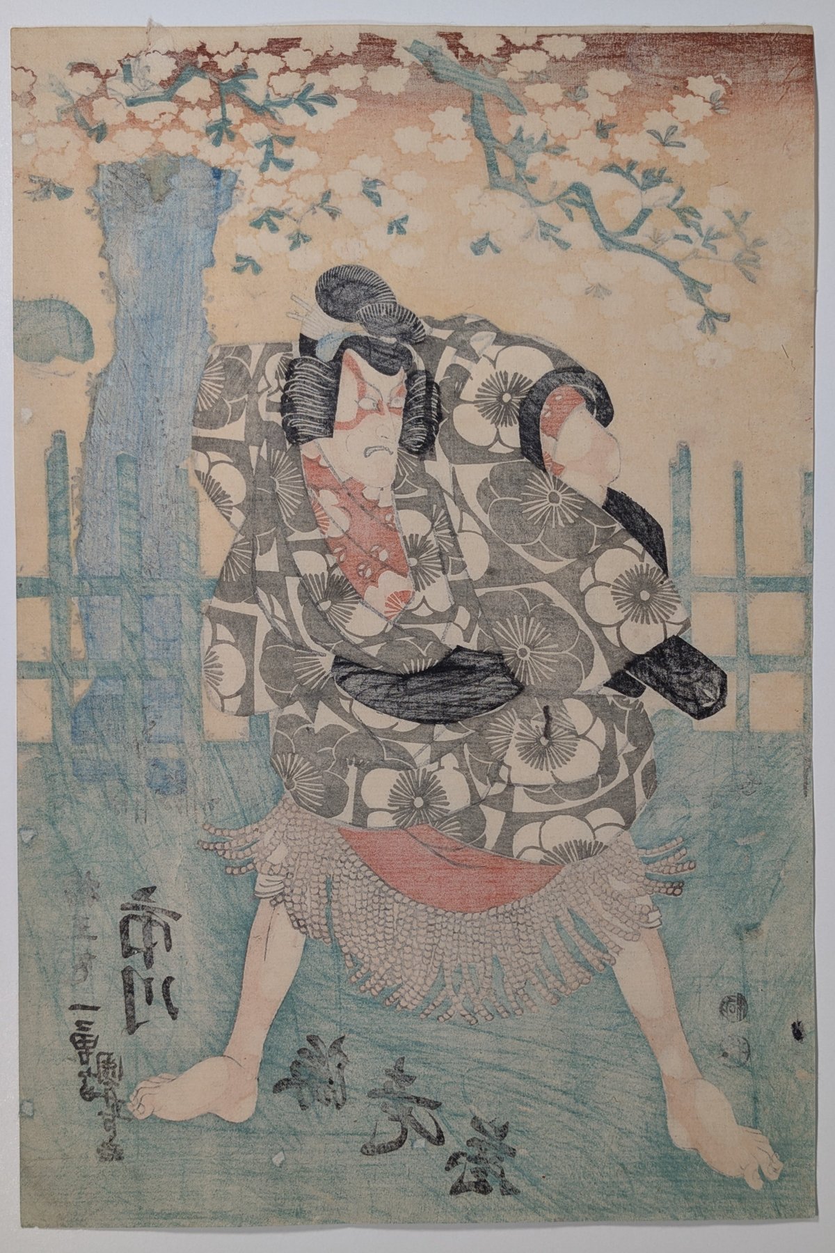 Utagawa Kuniyoshi Ukiyo-e – Ichikawa Ebizō as Umeōmaru