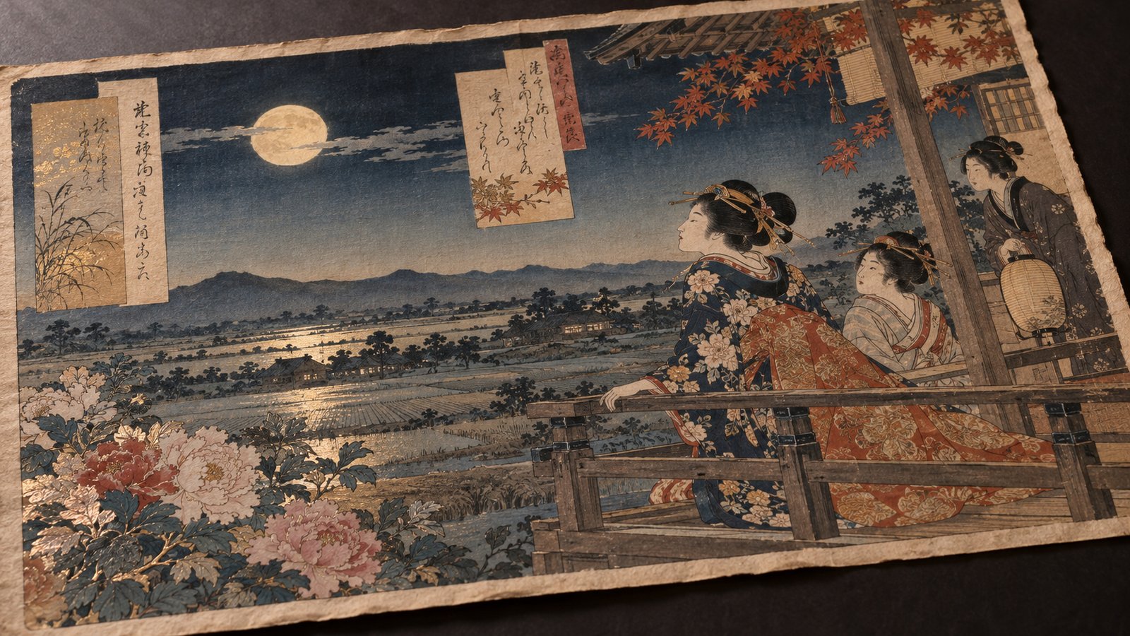 Surimono Why poetry and pictures belong together