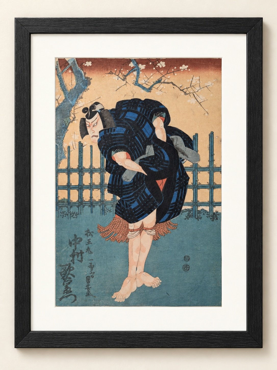Utagawa Kuniyoshi Ukiyo-e – Nakamura Utaemon as Matsuōmaru