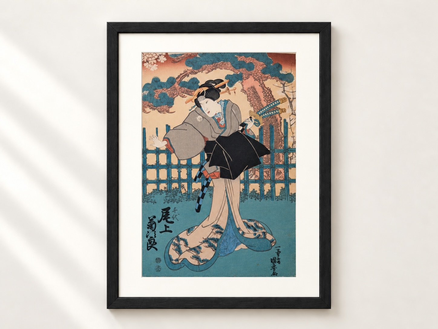 Utagawa Kuniyoshi Ukiyo-e – Onoe Kikujirō as Chiyo