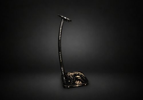 19th Century Katana-kake with Aogai Raden Landscape