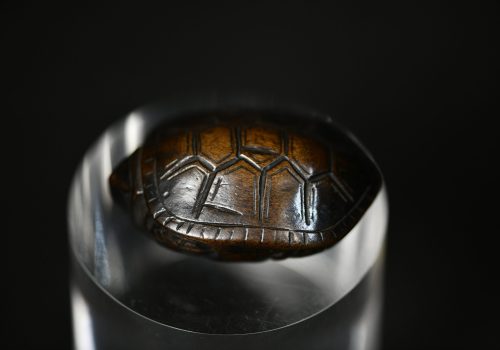 turtle wood netsuke