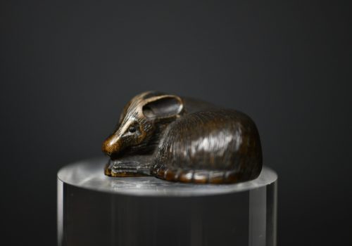 Netsuke wood mice