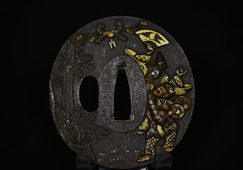 Marugata iron tsuba new year NBTHK hozon