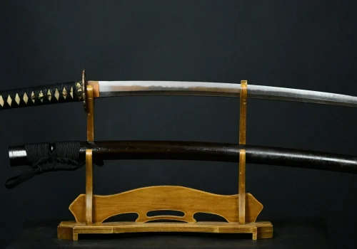Nihonto Wakizashi Shakudo Fuchikashira