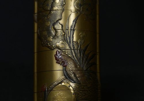 Inro Rooster and hen