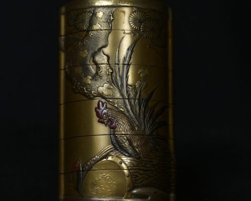 Inro Rooster and hen