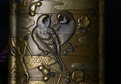Inro makie birds