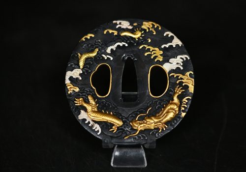 Dragon tsuba a vendre
