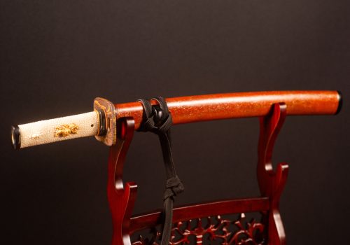 Edo Period Ko-Wakizashi with Gold-Flecked Koshirae