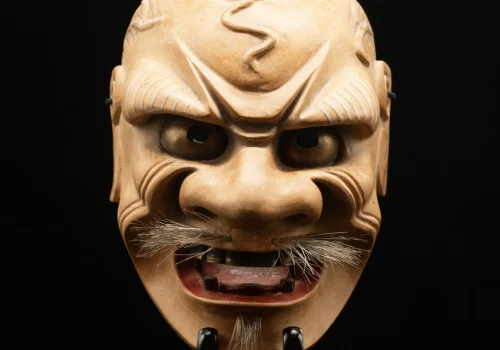 Noh mask Beshimi Akujo
