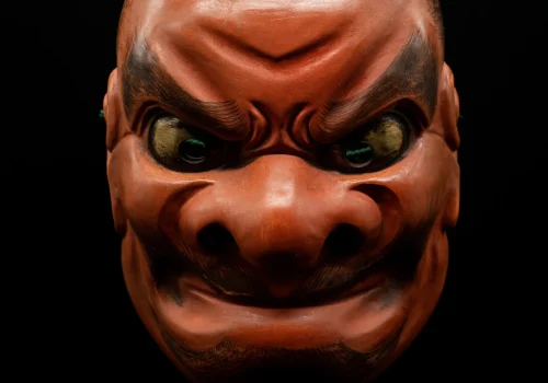 Noh mask kumasaka