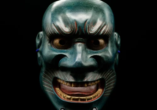 Noh mask ikazuchi