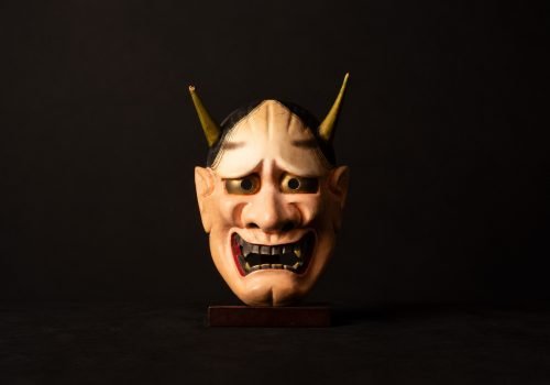 Hannya Noh Mask – Carved Hinoki, Shōwa Period