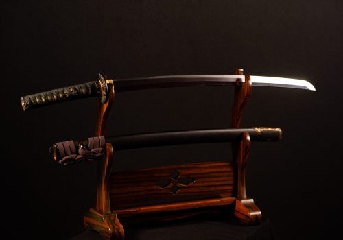 Japanese Wakizashi Sukenao – Osaka Shintō | Signed Ōmori Tsuba