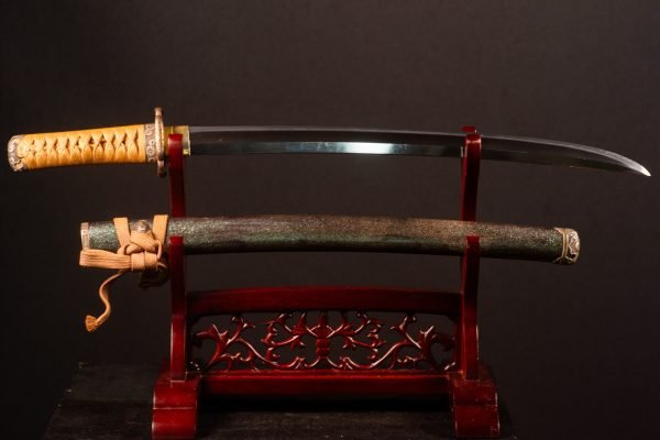 Japanse Wakizashi Sukenao – Osaka Shintō | Gesigneerde Ōmori Tsuba (Copy)